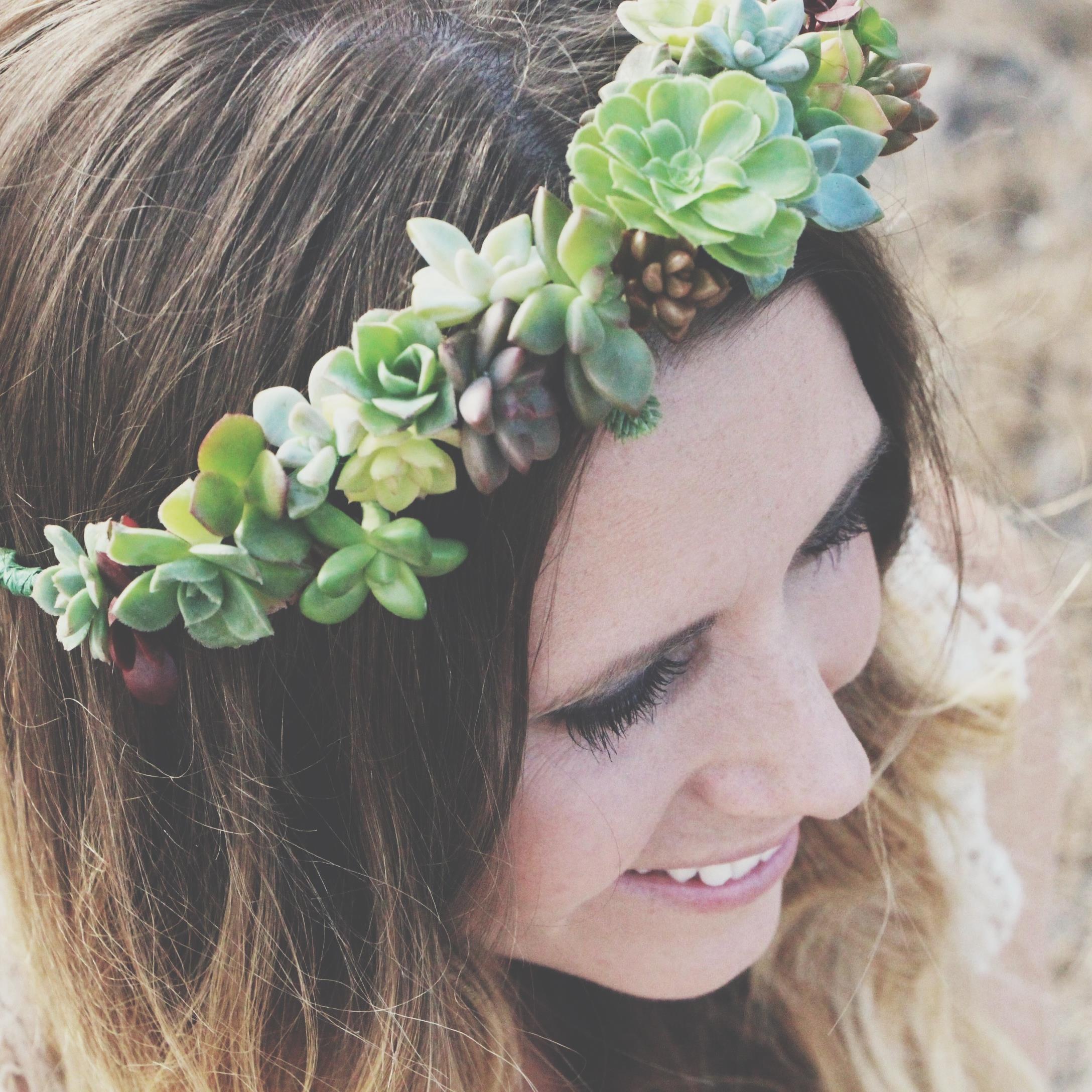 DIY Succulent Crown